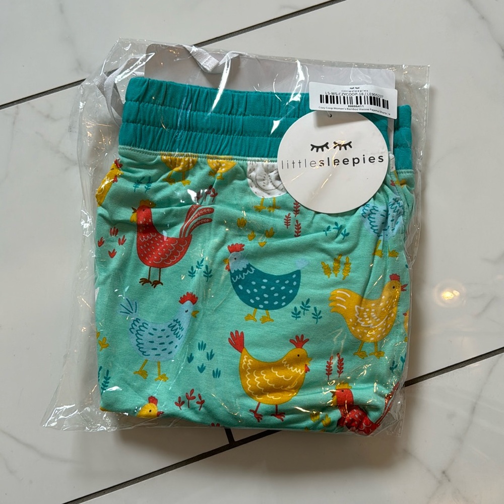 Brand NEW in bag- women’s little sleepies Cozy Coop limited edition shorts sz: M